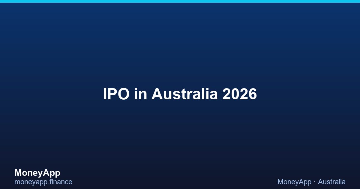 IPO in Australia 2026