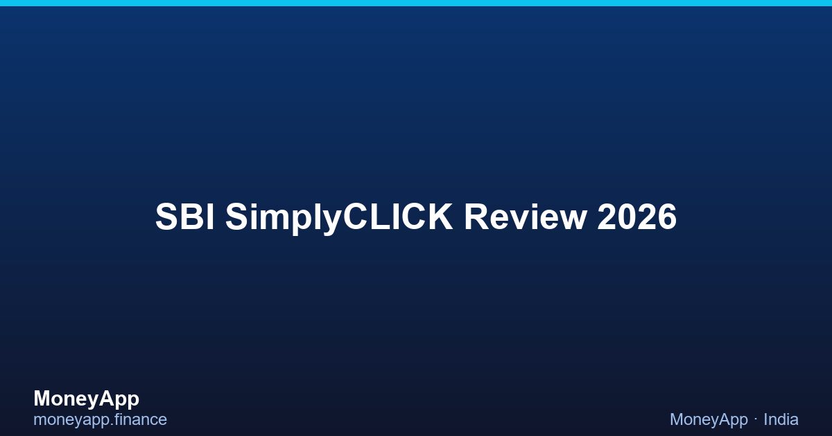 SBI SimplyCLICK Review 2026