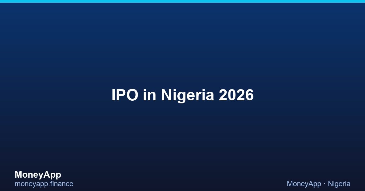 IPO in Nigeria 2026