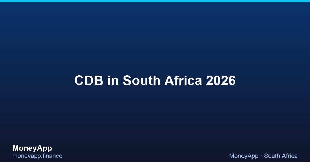 CDB in South Africa 2026