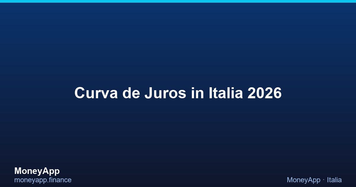 Curva De Juros in Italia 2026